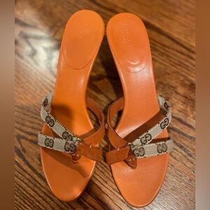 Vintage Gucci Guccisima sandals